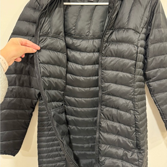 Eddie Bauer Down Black Long Puffy Parka Jacket Size M - Picture 6 of 10